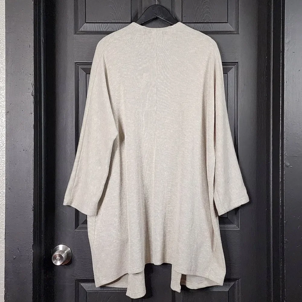 DONNI. Ribbed Sweater Coat
